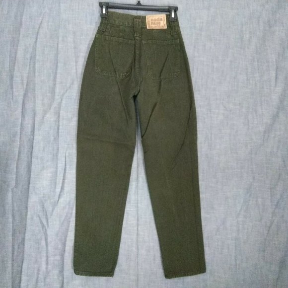 Nada Nuff High Waisted Relaxed Tapered Leg Jeans - Picture 2 of 12